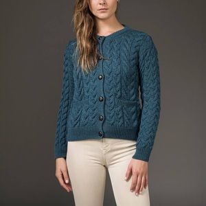 SHANNON Super Soft Hand Knit Merino Lumber Sweater/Jacket